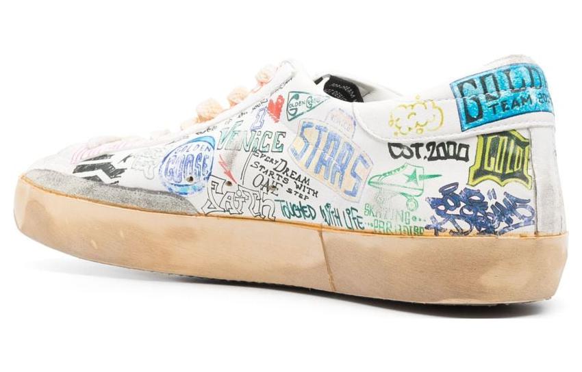 Golden Goose Super-Star Multicolor Graffiti 'White' 圖 4