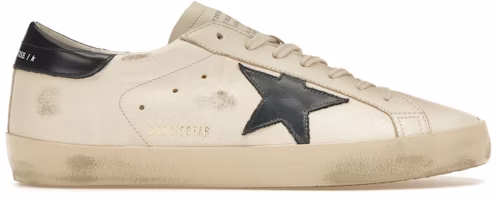 Golden Goose Super-Star Beige Night Blue GMF00101.F004164.15430 Golden Goose Super-Star Beige Night Blue GMF00101.F004164.15430
