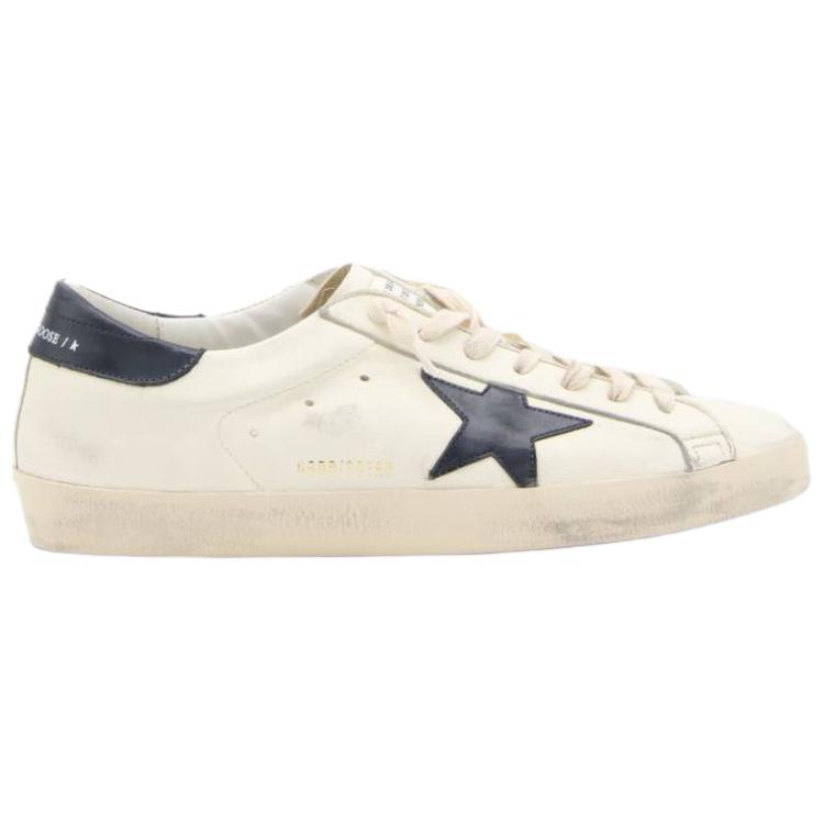 Order Golden Goose Super-Star Beige Biru Malam GMF00101.F004164.15430