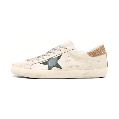 Golden Goose Super-Star Cream Green
