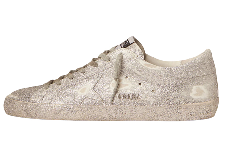 Golden Goose Super-Star Silver Low-Top Fashion Sneakers Men Comfortable Casual GMF00101.F002171.70100
