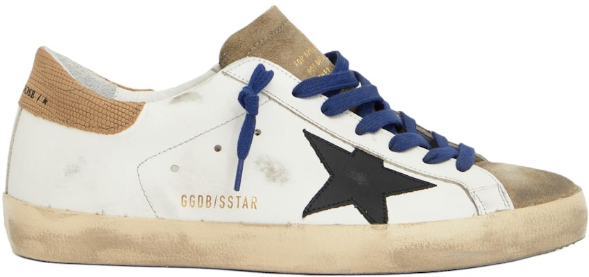 Golden Goose Super-Star Suede Toe White Taupe Royal Blue Black GMF00101.F003208.11178 Order Golden Goose Super-Star Suede Toe White Taupe Royal Blue Black GMF00101.F003208.11178