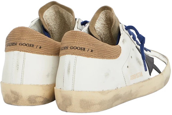 Golden Goose Super-Star Suede Toe White Taupe Royal Blue Black GMF00101.F003208.11178 Shop Golden Goose Super-Star Suede Toe White Taupe Royal Blue Black GMF00101.F003208.11178