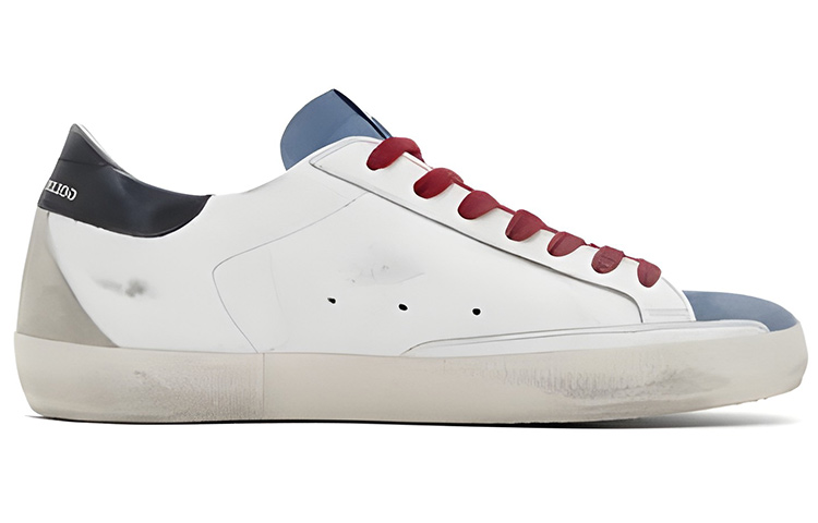 Golden Goose Super-Star White Blue Red 圖 2