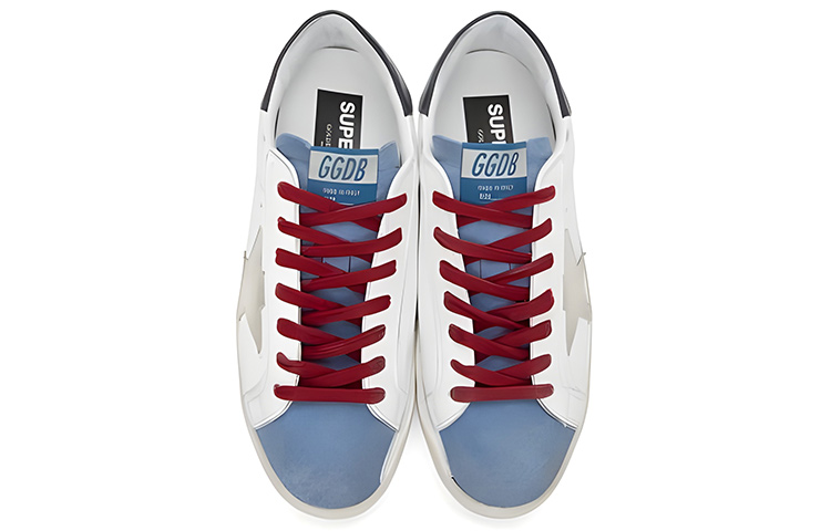 Golden Goose Super-Star White Blue Red 圖 4