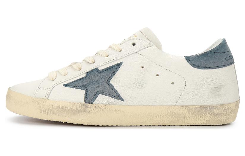 Golden Goose Super-Star White Blue Suede GMF00101.F003202.11175