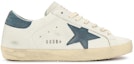 Order Golden Goose Super-Star 皮革 時尚板鞋 男款 白藍