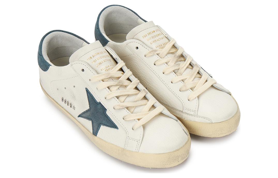 Lookbook Golden Goose Super-Star 皮革 時尚板鞋 男款 白藍