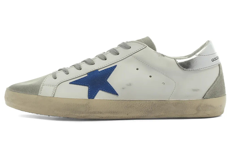 Golden Goose Super-Star White Elecctric Blue Silver GMF00102.F002540.10901