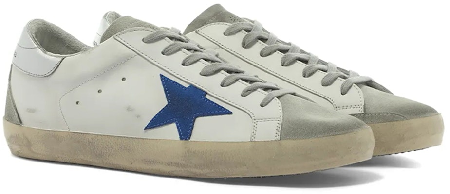 Golden Goose Super-Star Putih Biru Elektrik Perak GMF00102.F002540.10901 Order Golden Goose Super-Star Putih Biru Elektrik Perak GMF00102.F002540.10901