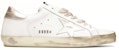 Golden Goose Super-Star Putih Emas Berkilau GMF00101.F000316.10272