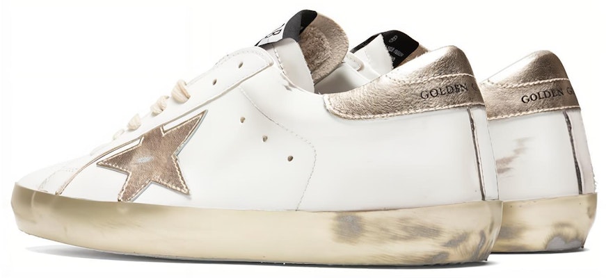 Golden Goose Super-Star White Gold Sparkle GMF00101.F000316.10272 Shop Golden Goose Super-Star White Gold Sparkle GMF00101.F000316.10272
