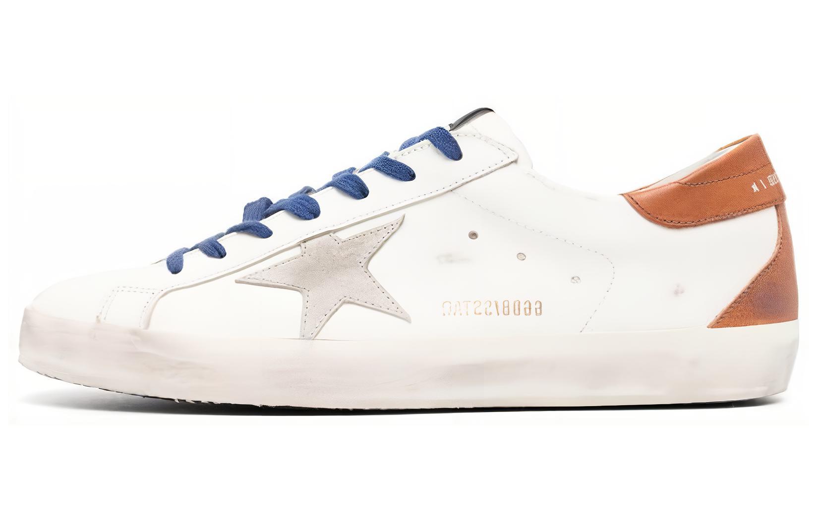 Golden Goose Super-Star White Ice Brown Blue GMF00102.F004793.11255