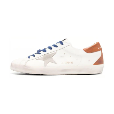 Golden Goose Super-Star White Ice Brown Blue