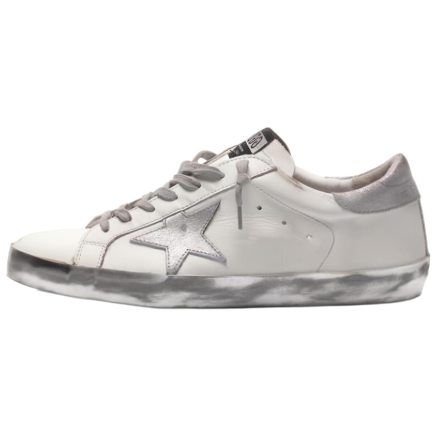 Buy Golden Goose Super-Star Blanco Plata con Brillo GMF00101.F000314.80185
