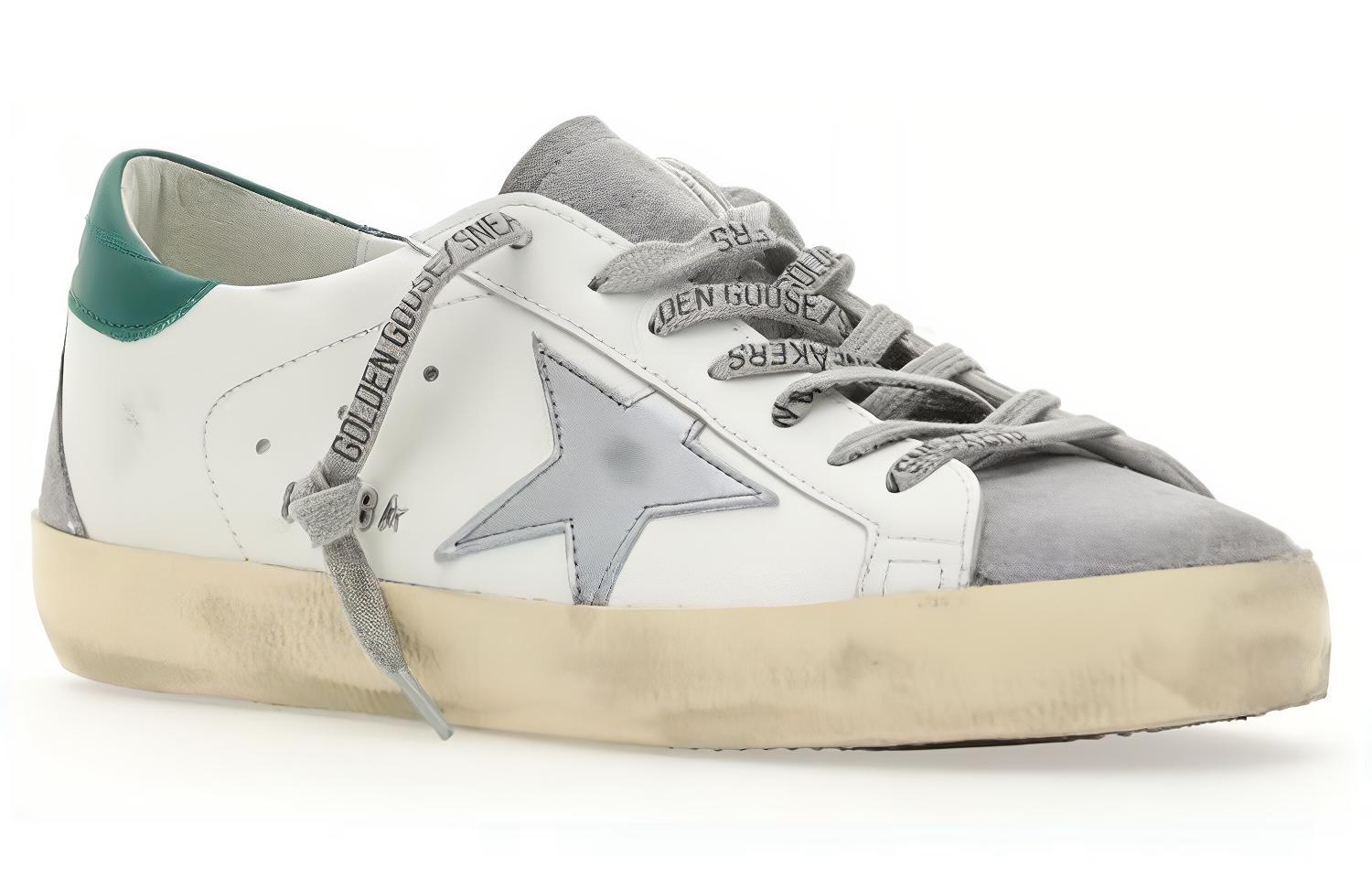 Order Golden Goose Super-Star Blanco Plata Verde GMF00102.F004167.82171