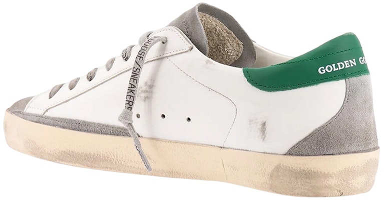 Golden Goose Super-Star White Silver Green GMF00102.F004167.82171 Lookbook Golden Goose Super-Star White Silver Green GMF00102.F004167.82171