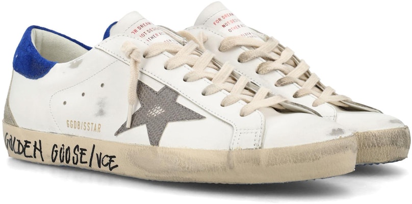 Golden Goose Super-Star White Snake Blue GMF00102.F004797.11554 Lookbook Golden Goose Super-Star White Snake Blue GMF00102.F004797.11554