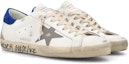 Lookbook Golden Goose Super-Star Putih Ular Biru GMF00102.F004797.11554
