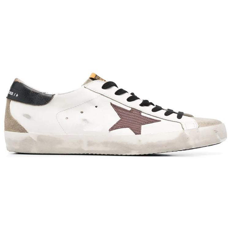 Golden Goose Super-Star White Taupe Bordeaux 圖 2