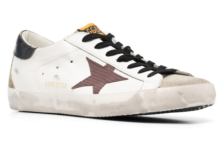 Golden Goose Super-Star White Taupe Bordeaux 圖 3
