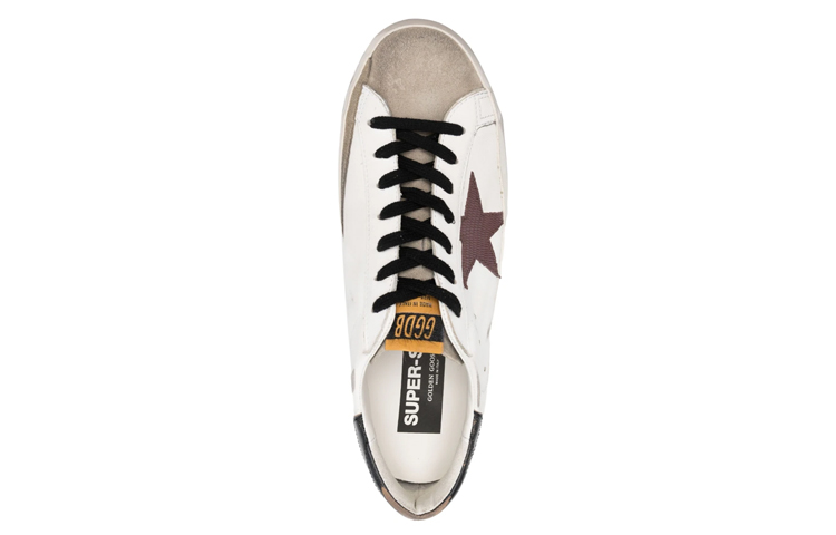 Golden Goose Super-Star White Taupe Bordeaux 圖 5