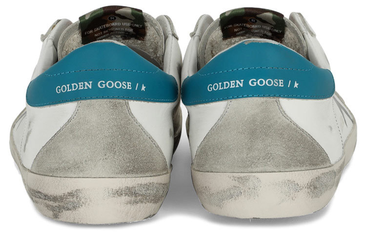 Golden Goose Super-Star 'Black Logo Blue Tail Distressed' 圖 5