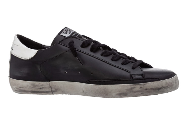 Order Golden Goose Super-Star 'Negro Blanco Desgastado' GMF00101.F000321.80203