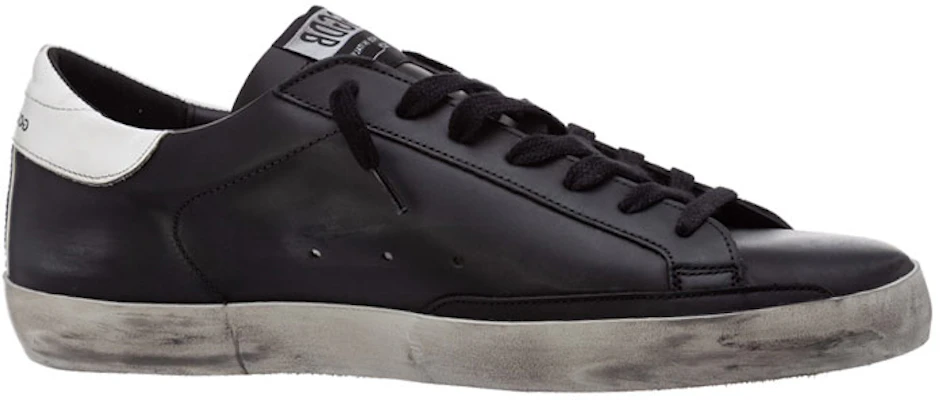 Golden Goose Super-Star 'Black White Distressed' GMF00101.F000321.80203 Order Golden Goose Super-Star 'Black White Distressed' GMF00101.F000321.80203