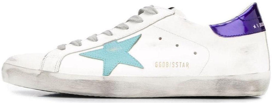 Golden Goose Super-Star 皮革 舒適休閒系帶 低幫 板鞋 男款 白色 做舊版 Buy Golden Goose Super-Star 皮革 舒適休閒系帶 低幫 板鞋 男款 白色 做舊版