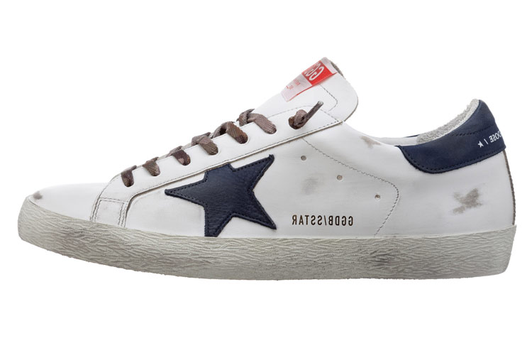Golden Goose Super-Star 'Distressed White Blue'