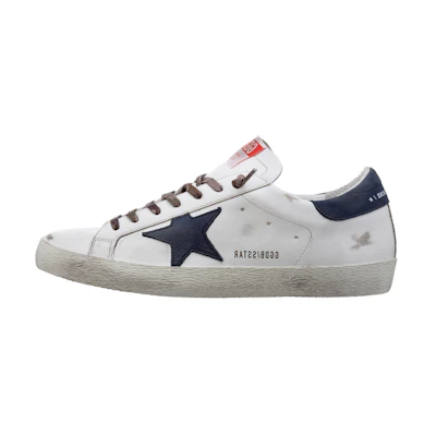 Golden Goose Super-Star 'Distressed White Blue'