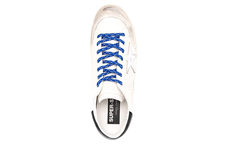 Golden Goose Super-Star 'Distressed White Blue' 圖 5