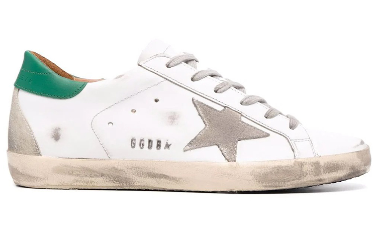 Order Golden Goose Super-Star 'Blanco Desgastado Verde' GMF00102.F002180.10802