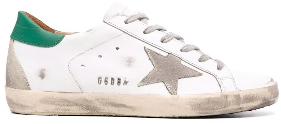 Golden Goose Super-Star 'Distressed White Green' GMF00102.F002180.10802 Order Golden Goose Super-Star 'Distressed White Green' GMF00102.F002180.10802