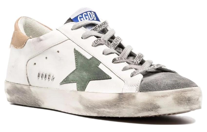 Golden Goose Super-Star 'Distressed White Green' 圖 3