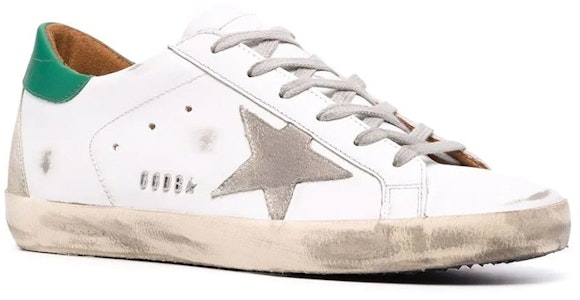 Golden Goose Super-Star 'Putih Hijau Distressed' GMF00102.F002180.10802 Lookbook Golden Goose Super-Star 'Putih Hijau Distressed' GMF00102.F002180.10802
