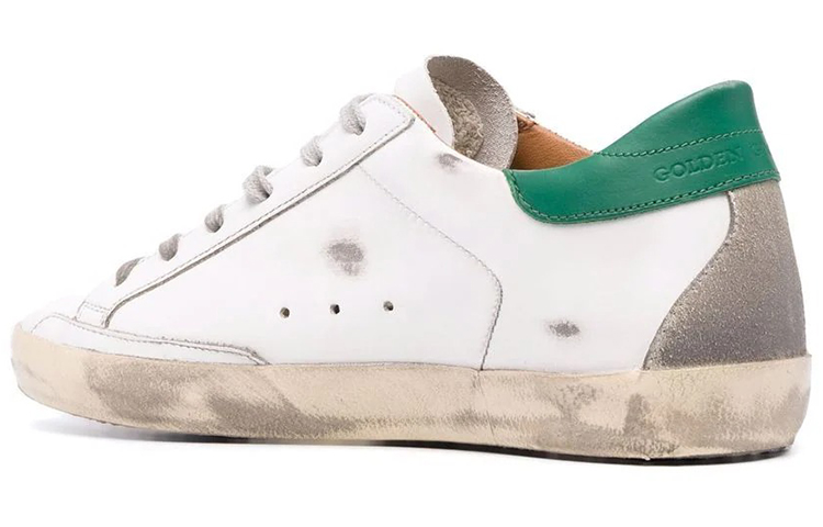 Purchase Golden Goose Super-Star 'Blanco Desgastado Verde' GMF00102.F002180.10802