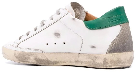 Golden Goose Super-Star 'Putih Hijau Distressed' GMF00102.F002180.10802 Purchase Golden Goose Super-Star 'Putih Hijau Distressed' GMF00102.F002180.10802