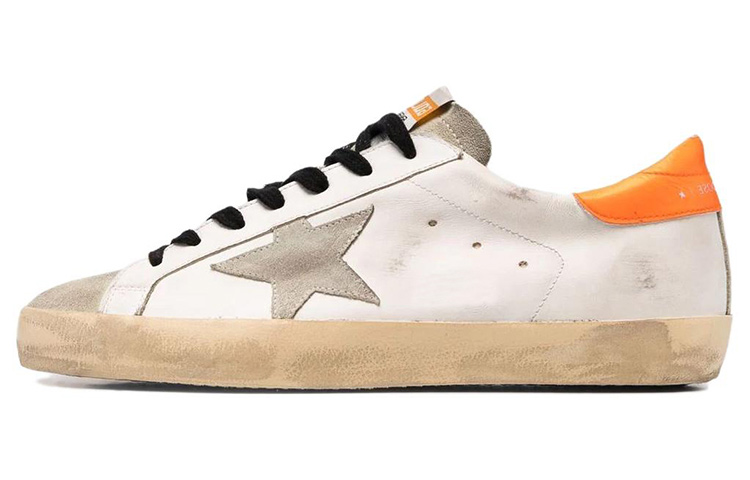 Golden Goose Super-Star 'Distressed White Orange'