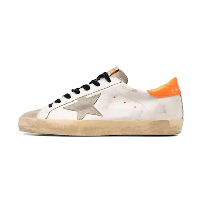Golden Goose Super-Star 'Distressed White Orange'