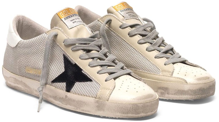Golden Goose Super-Star 'Grey White Distressed' GCOMS590.P9 Lookbook Golden Goose Super-Star 'Grey White Distressed' GCOMS590.P9