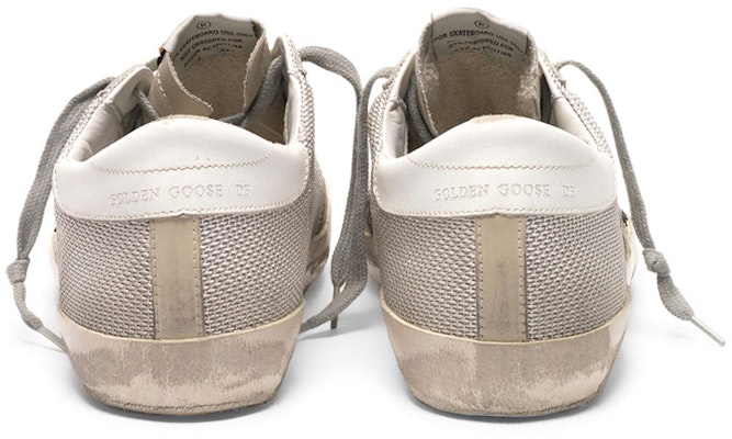 Golden Goose Super-Star 'Grey White Distressed' GCOMS590.P9 Shop Golden Goose Super-Star 'Grey White Distressed' GCOMS590.P9