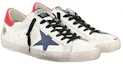 Lookbook Golden Goose Super Star 'Putih Merah Kasar' GMF00101.F000348.10281