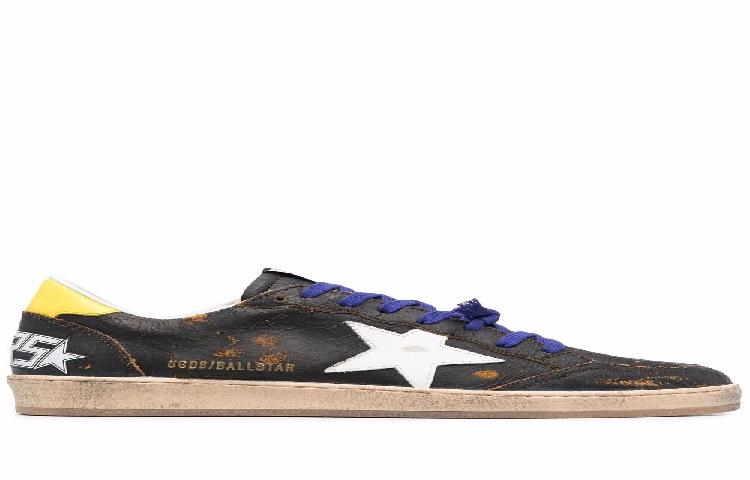 Golden Goose Superstar 'Black Beige/White/Yellow'