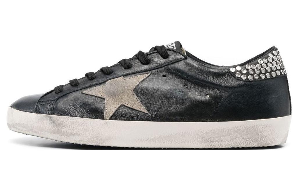 Golden Goose Superstar 'Black Distressed'