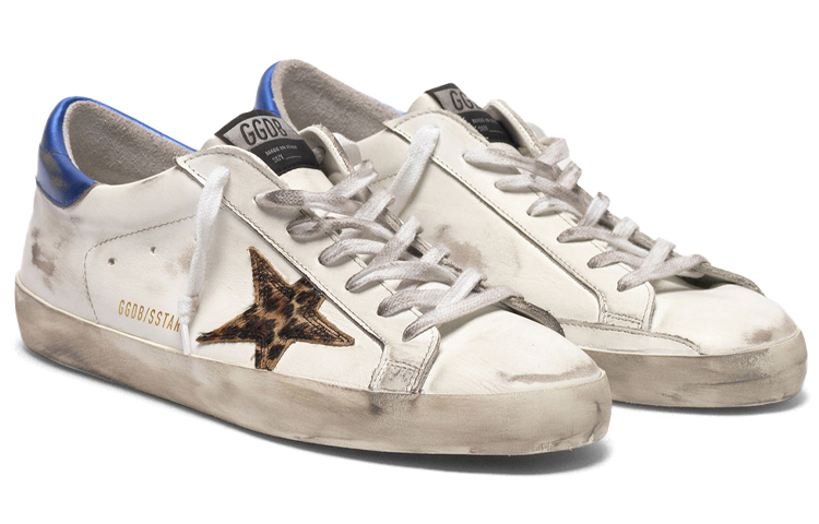 Golden Goose Superstar 'Blue Leopard Distressed' 圖 4