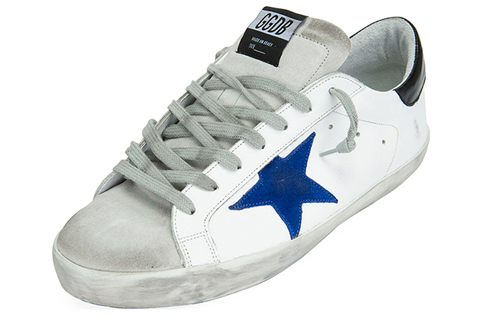Golden Goose Superstar 'Blue Star Distressed White' 圖 3