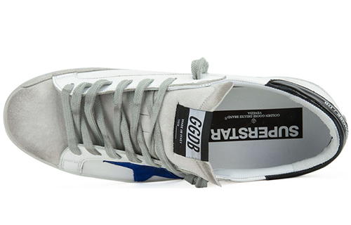 Golden Goose Superstar 'Blue Star Distressed White' 圖 4
