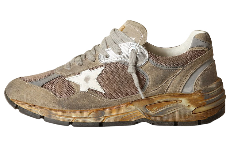 Golden Goose Superstar 'Distressed Grey Brown' GMF00199.F003271.81751